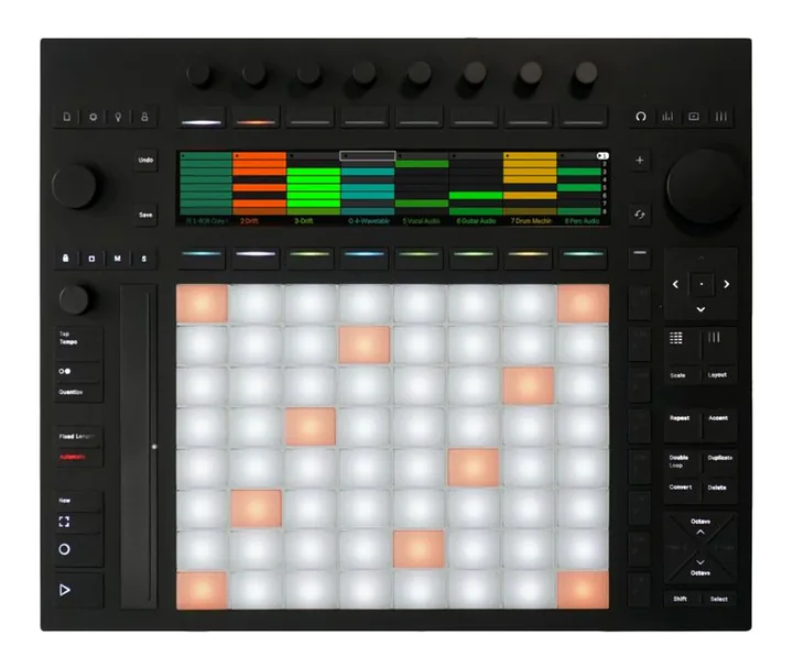 Ableton Push 3 Standalone - Live Std, de bovenkant van het apparaat