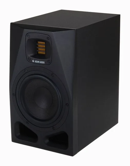 ADAM Audio A7V Stand Bundle, de regelaars aan de achterzijde