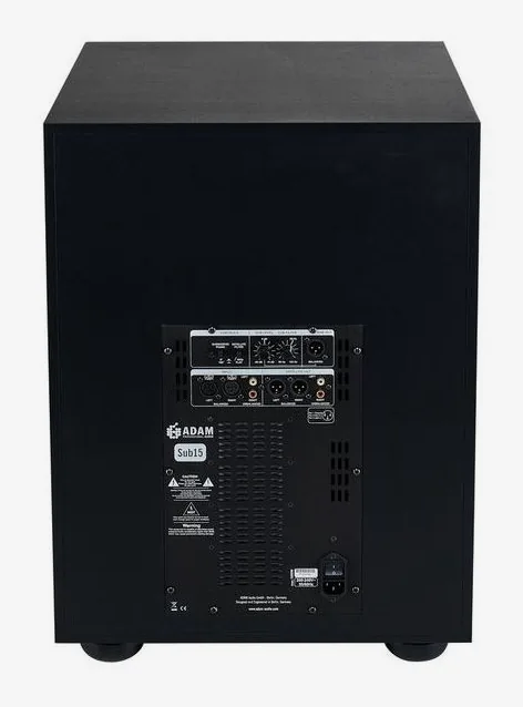 ADAM Audio Sub 15, de behuizing van opzij