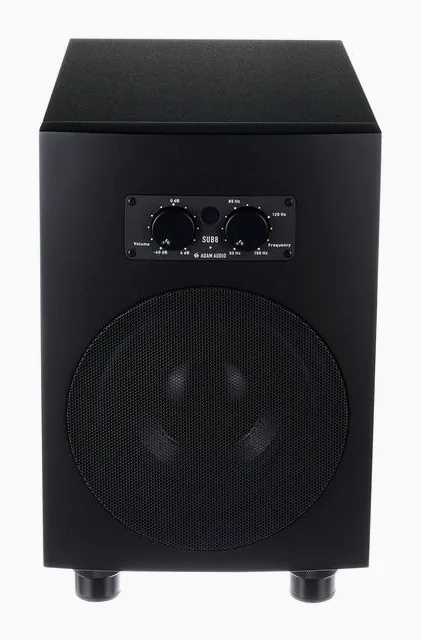 ADAM Audio Sub 8, het logo en de afwerking