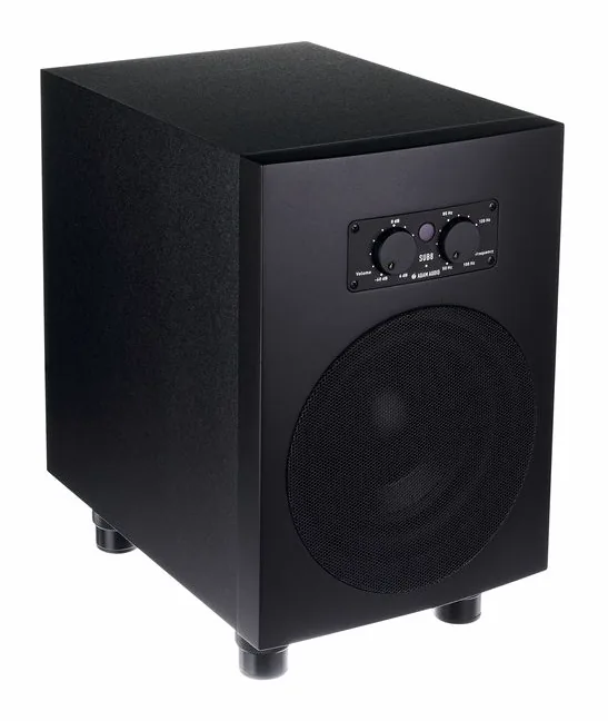 ADAM Audio Sub 8, de regelaars aan de achterzijde