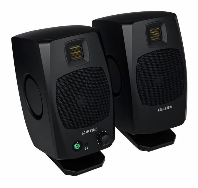 ADAM Audio D3V Black, de behuizing van opzij