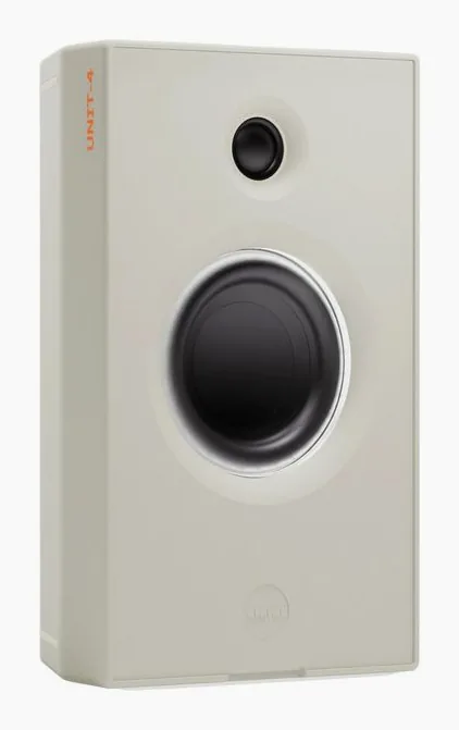 AIAIAI UNIT-4 Single (White), de achterkant met de aansluitingen