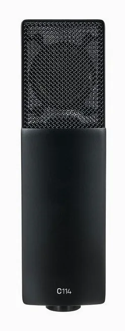 AKG C 114, de behuizing van opzij