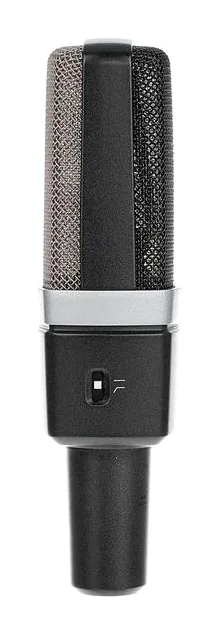 AKG C214, het logo en de afwerking
