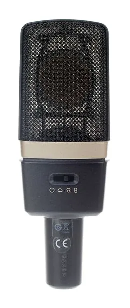 AKG C314, het logo en de afwerking