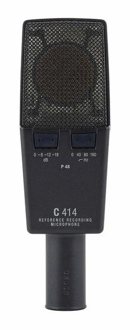 AKG C414 XLS Stereo Bundle, de XLR-aansluiting onderaan