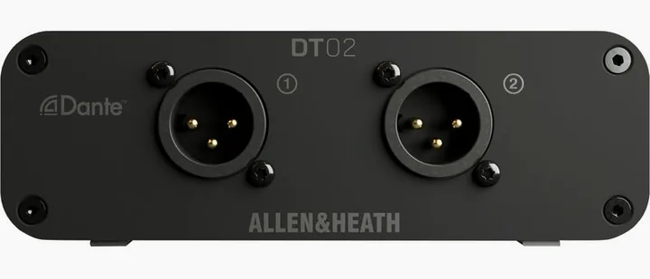 Allen & Heath DT02, het voorpaneel met de draaiknoppen