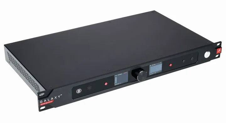 Antelope Galaxy 32 Synergy Core, het voorpaneel met de draaiknoppen