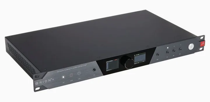 Antelope Orion 32+ | Gen 4, het volumeknopje en de LED-meters