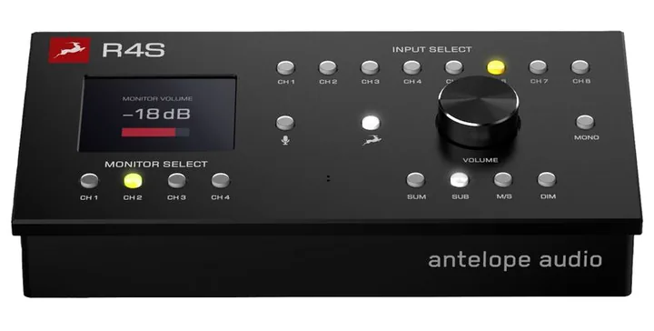 Antelope Satori Gen 2 R4S Bundle, de achterkant met de aansluitingen