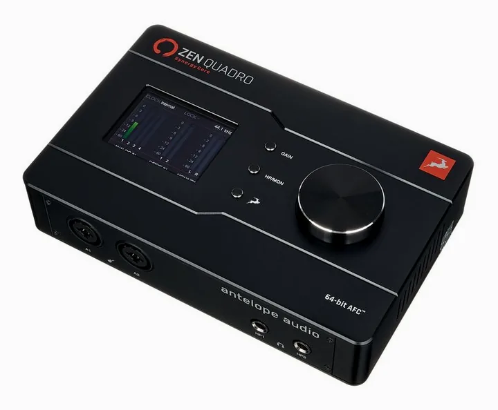 Antelope Zen Quadro Synergy Core, de bovenkant van het apparaat