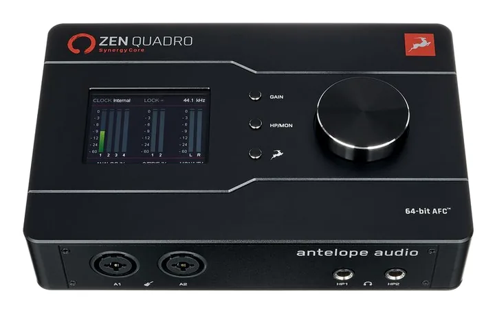 Antelope Zen Quadro Synergy Core, de aansluitingen aan de achterkant