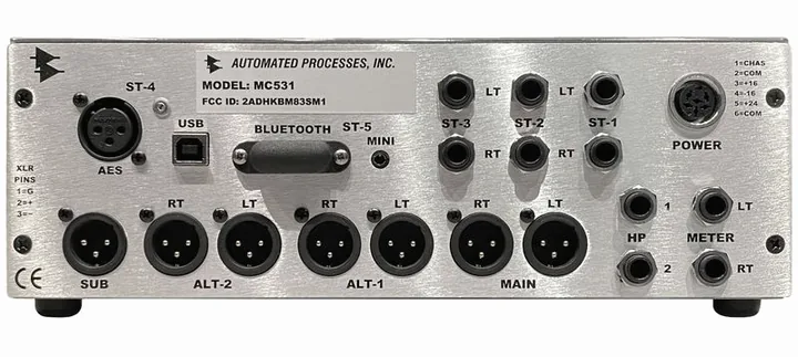 API Audio MC531 Monitor Controller, het logo en de afwerking