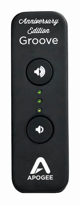 Apogee Groove Anniversary Edition, de aansluitingen aan de achterkant