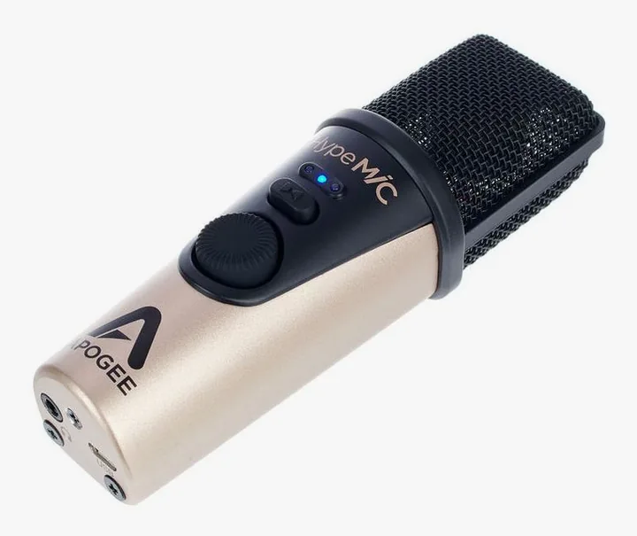 Apogee HypeMiC, de microfoonkorf van dichtbij