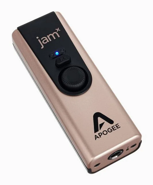 Apogee Jam X, de behuizing van opzij
