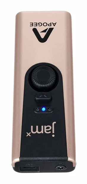 Apogee Jam X, de aansluitingen aan de achterkant
