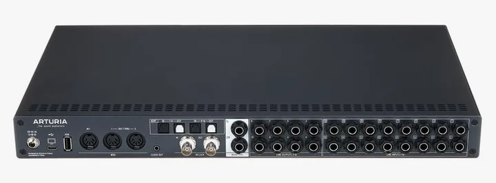 Arturia AudioFuse 16Rig, de behuizing van opzij