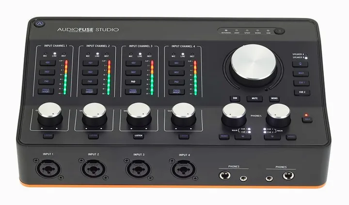 Arturia AudioFuse Studio, de aansluitingen aan de achterkant