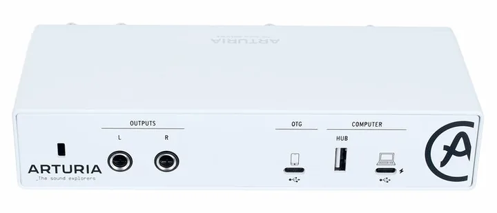 Arturia MiniFuse 2 OTG, de behuizing van opzij