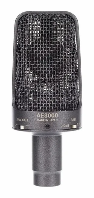 Audio-Technica AE 3000, de microfoonkorf van dichtbij