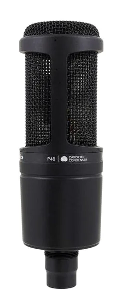 Audio-Technica AT 2020 Bundle, de microfoonkorf van dichtbij