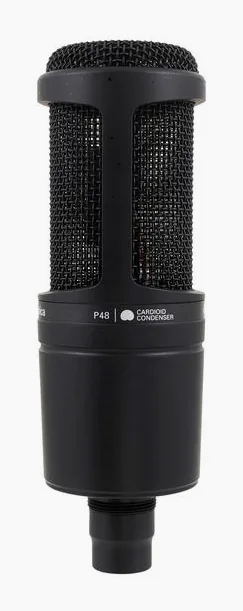 Audio-Technica AT2020 AT8458a Bundle, het logo en de afwerking