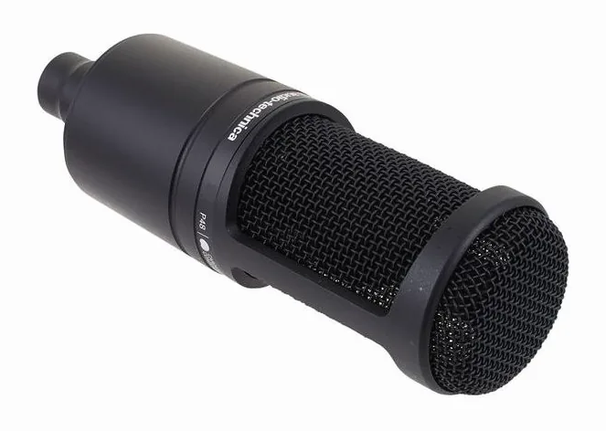 Audio-Technica AT2020, het frontale grillewerk