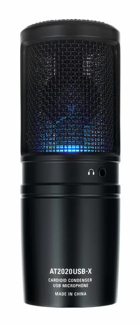Audio-Technica AT2020USB-X, het frontale grillewerk