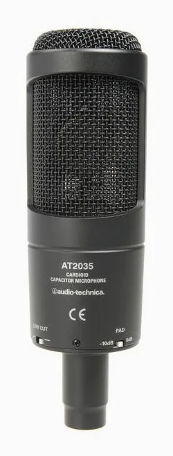 Audio-Technica AT 2035, het frontale grillewerk