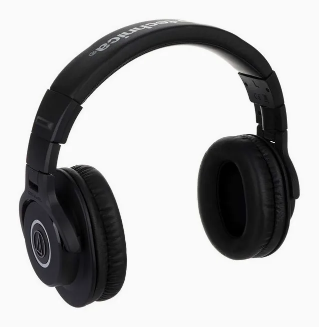 Audio-Technica ATH-M40X, de oorkussens van dichtbij