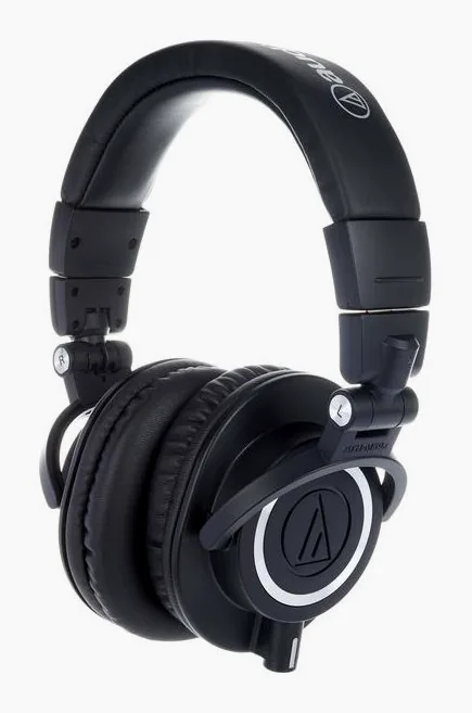 Audio-Technica ATH-M50X, de oorkussens van dichtbij