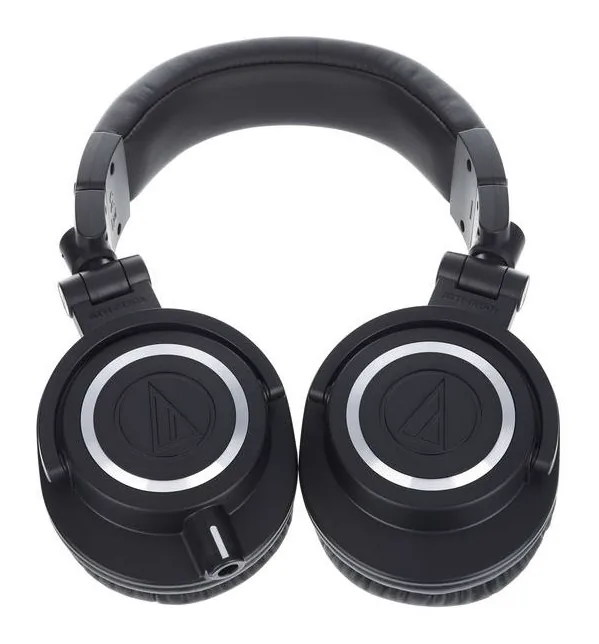 Audio-Technica ATH-M50X, de hoofdband van bovenaf