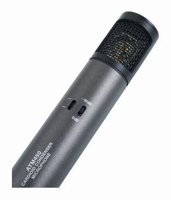 Audio-Technica ATM 450, de microfoonkorf van dichtbij