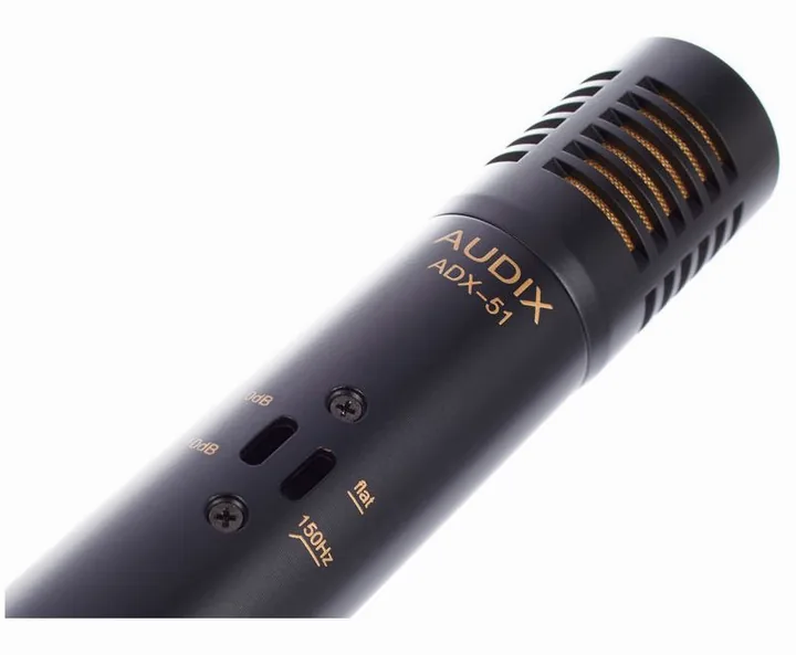 Audix ADX 51, de microfoonkorf van dichtbij