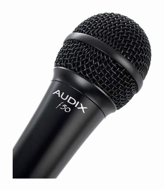 Audix F50, het logo en de afwerking