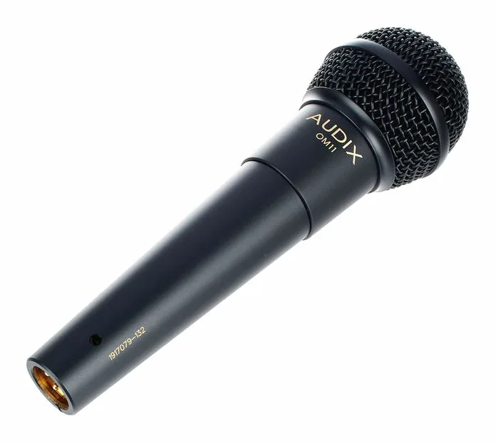 Audix OM11, de microfoonkorf van dichtbij