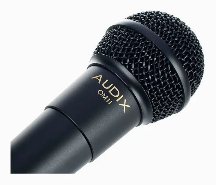 Audix OM11, het logo en de afwerking