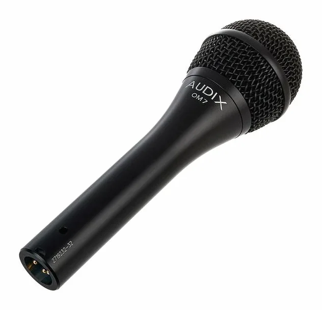 Audix OM7, het logo en de afwerking