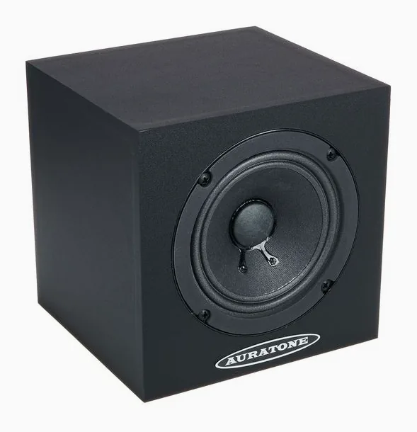 Auratone 5C Active Sound Cube Single Bk, de behuizing van opzij