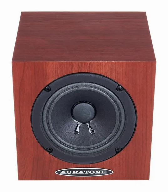 Auratone 5C Active Sound Cube Single, het logo en de afwerking