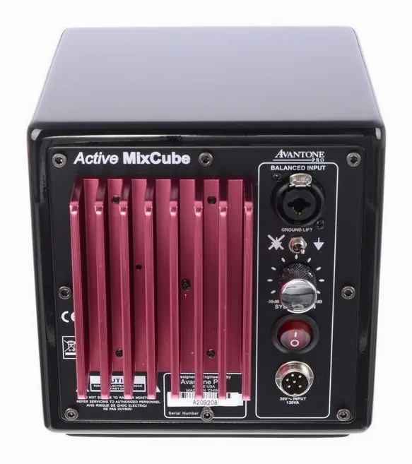 Avantone MixCubes Active Black Single, de behuizing van opzij