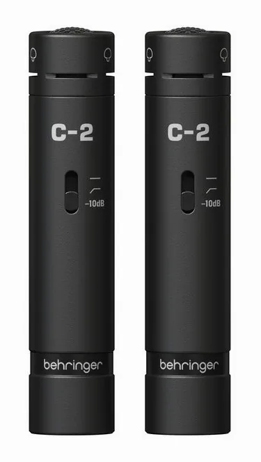 Behringer C-2 Dark Edition Stereoset, de behuizing van opzij