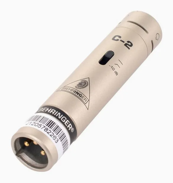 Behringer C-2 Stereoset, de behuizing van opzij
