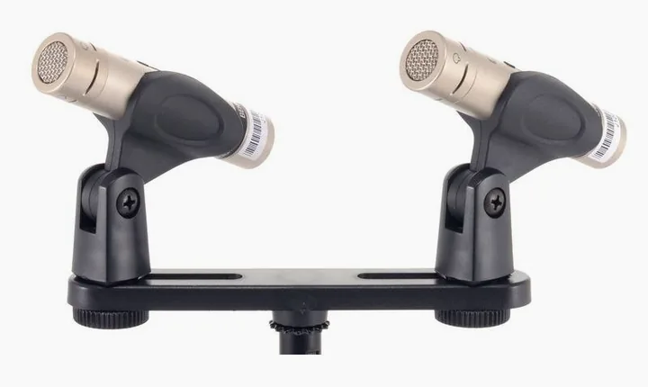 Behringer C-2 Stereoset, de microfoonkorf van dichtbij