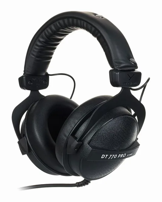 beyerdynamic DT-770 Pro 32 Ohm, de hoofdband van bovenaf