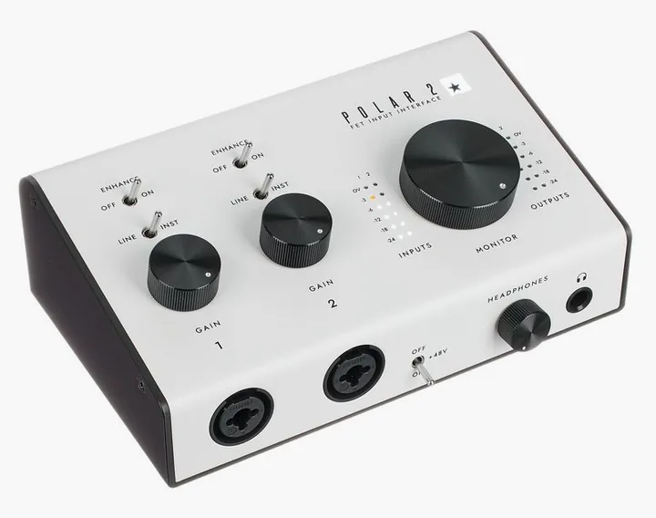 Blackstar Polar 2 WT, het voorpaneel met de draaiknoppen