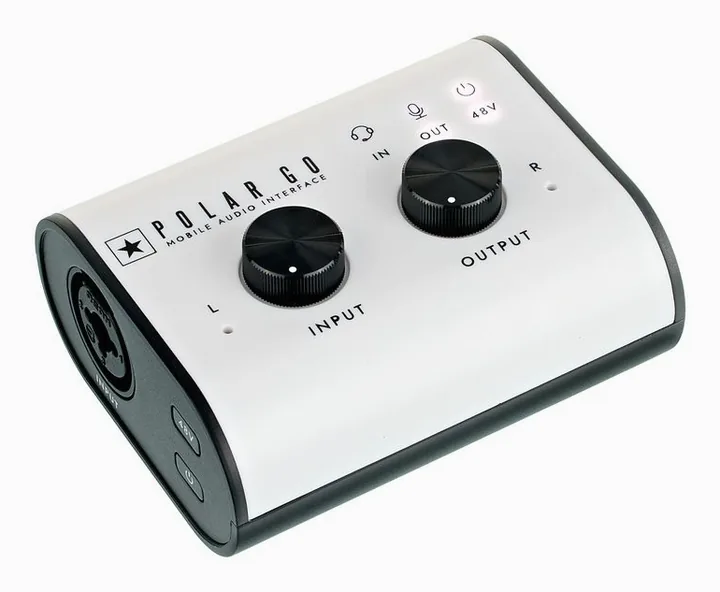 Blackstar Polar Go, het volumeknopje en de LED-meters