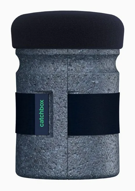 Catchbox Beltpack Module Blue, de behuizing van opzij